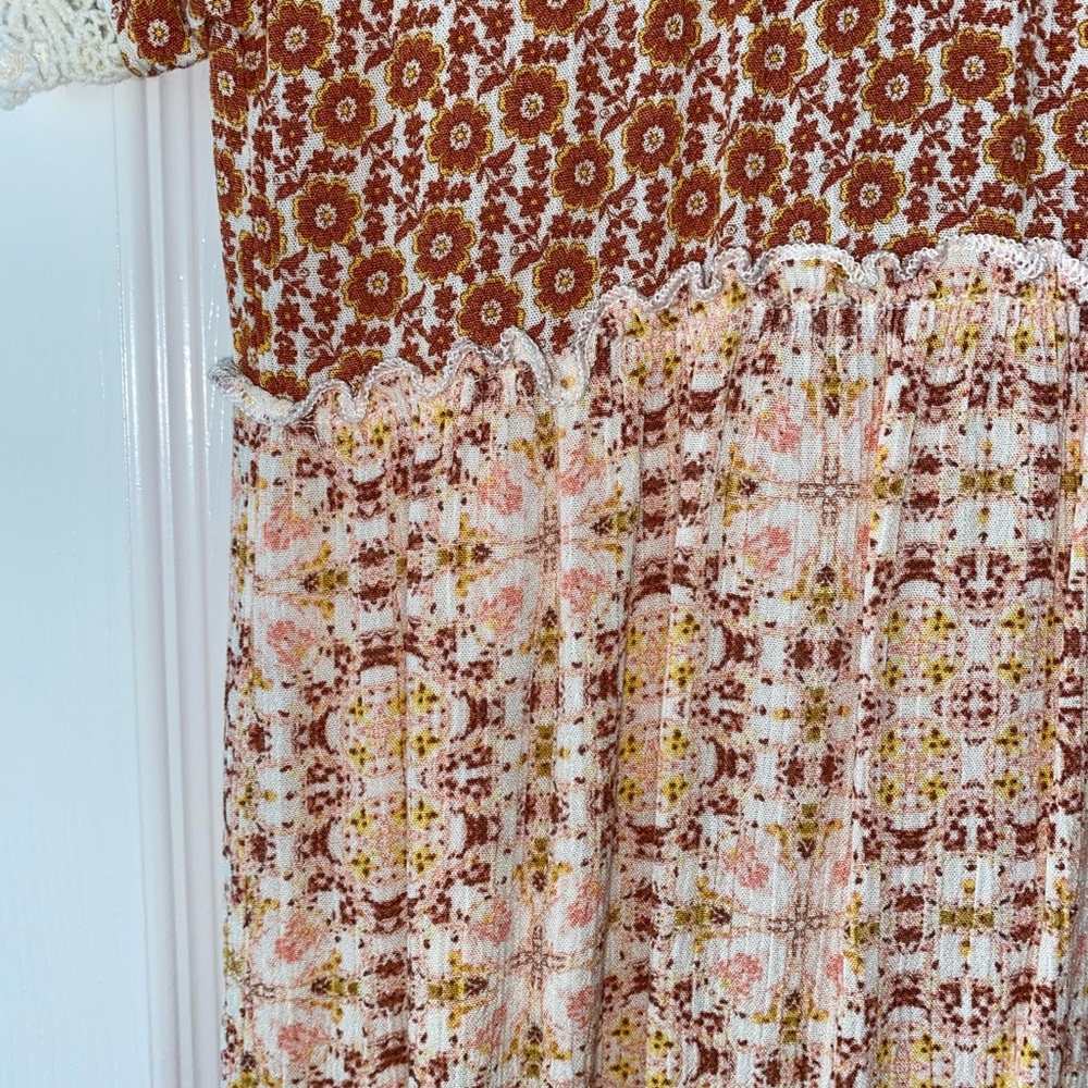 Boho tiered women’s (juniors) feminine dress